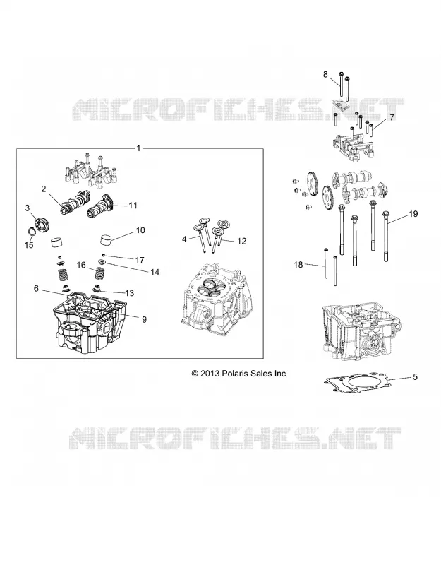 ENGINE, CYLINDER HEAD, CAMS AND VALVES