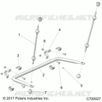 SUSPENSION, REAR STABILIZER BAR