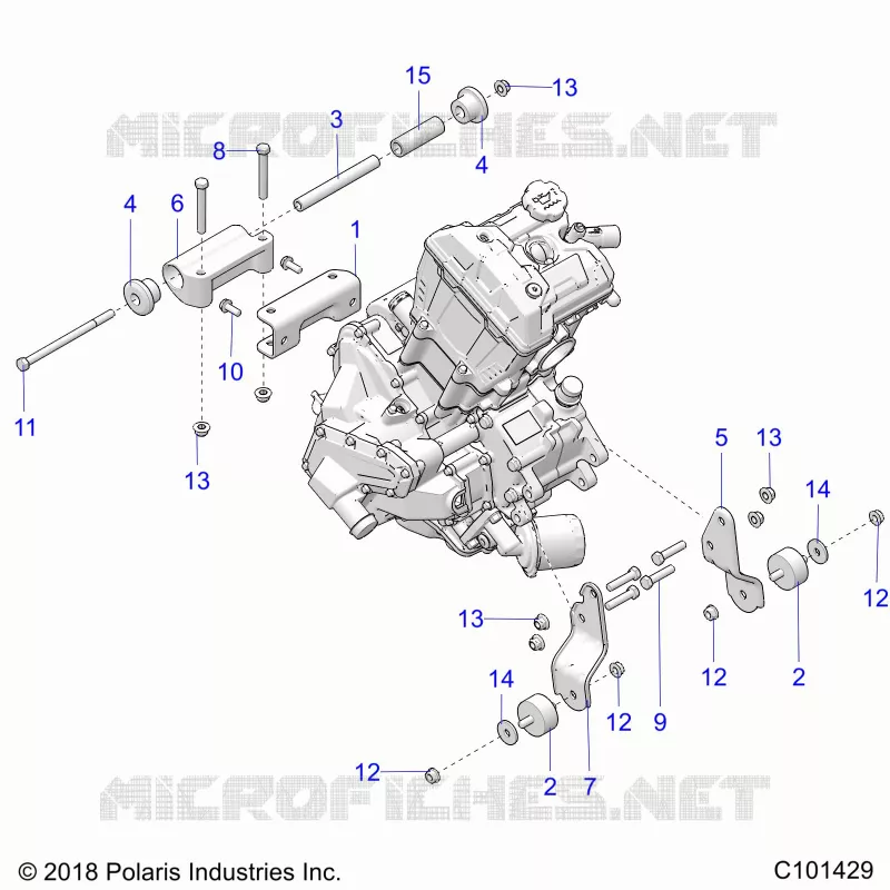 ENGINE, MOUNTING