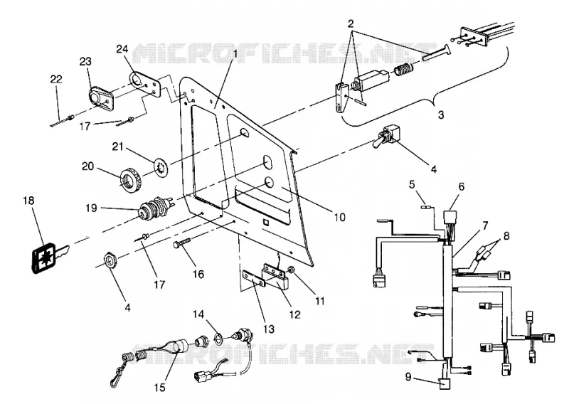 CONSOLE 600 XCR 0961676 AND EUROPEAN 600 XCR E961676 (4932123212A013)