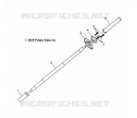 REAR WHEEL AXLE