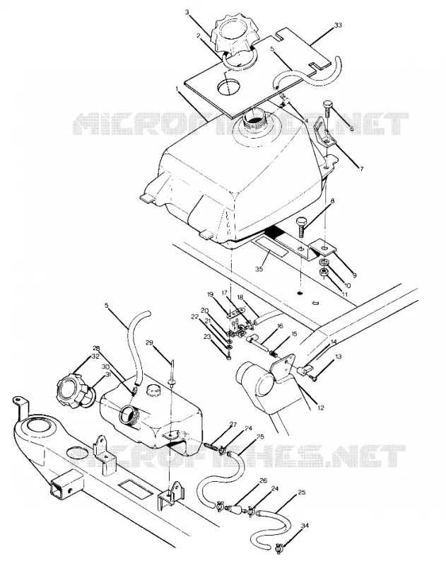 FUEL TANK ASSEMBLY TRAIL BLAZER (4919761976009A)