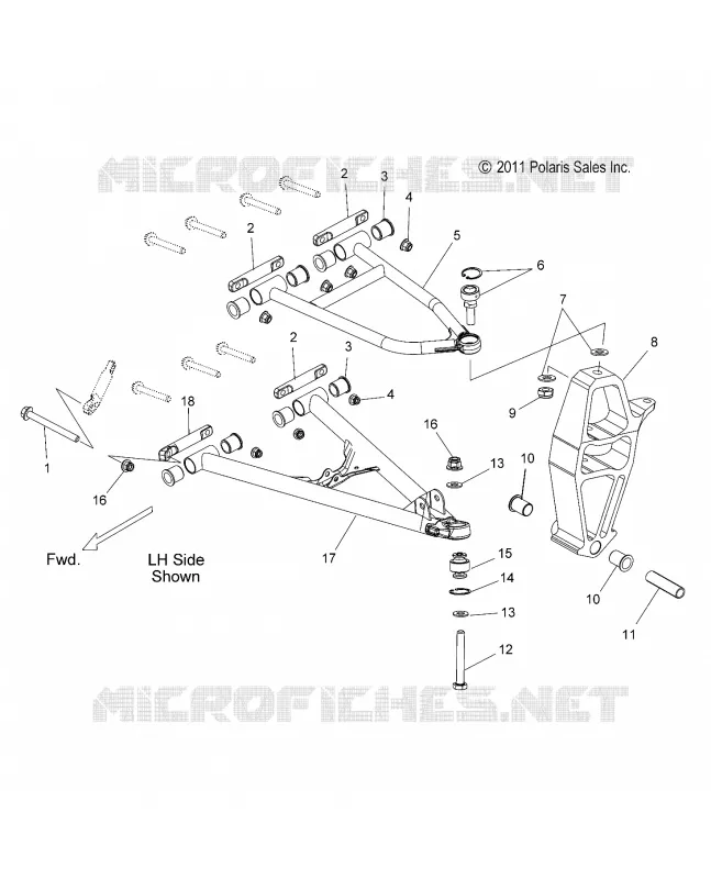 SUSPENSION, CONTROL ARMS AND SPINDLE