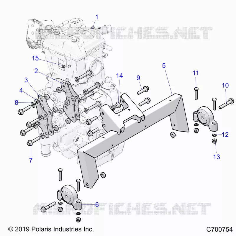 ENGINE, ENGINE MOUNTING