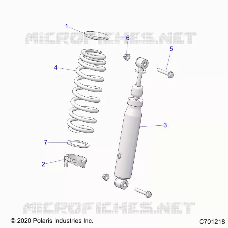 SUSPENSION, FRONT SHOCK MOUNTING