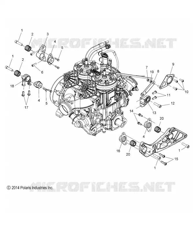 ENGINE, MOUNTING