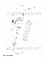 SUSPENSION, REAR SHOCK, MOUNTING
