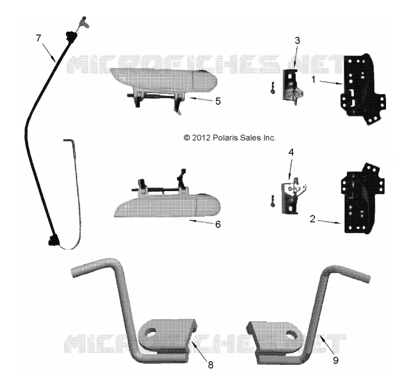 BODY, OPTIONS, COUPE SERVICE PARTS (VIN 048996-CURRENT)