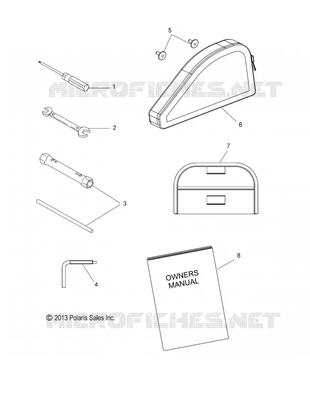 TOOL KIT  AND OWNERS MANUAL