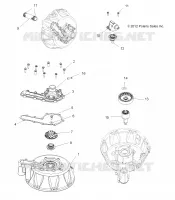 ENGINE, COOLING SYSTEM AND WATER PUMP