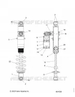 SUSPENSION, REAR SHOCK TRACK