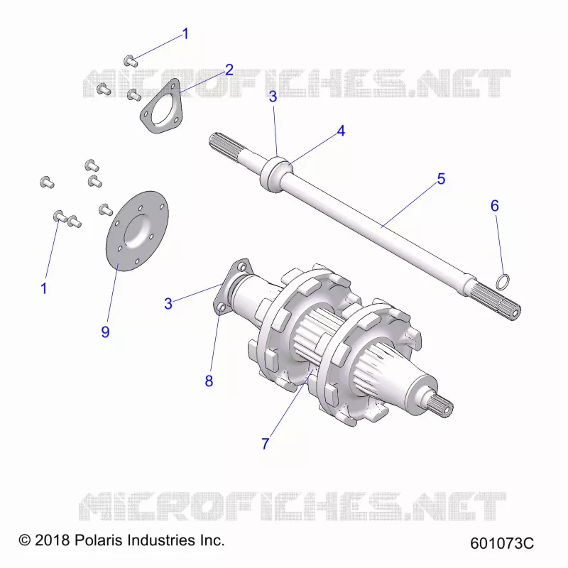 DRIVE TRAIN, JACKSHAFT AND DRIVE SHAFT
