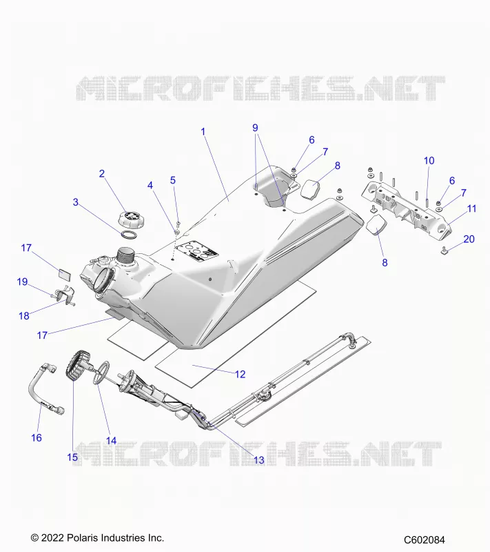 FUEL SYSTEM, FUEL TANK ASM.
