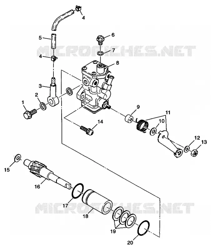 OIL PUMP XPRESS 300 W98CA28C (4945364536D001)