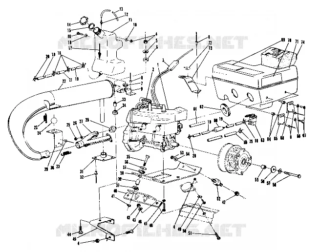 ENGINE MOUNTING (TRAIL) (4910941094019A)