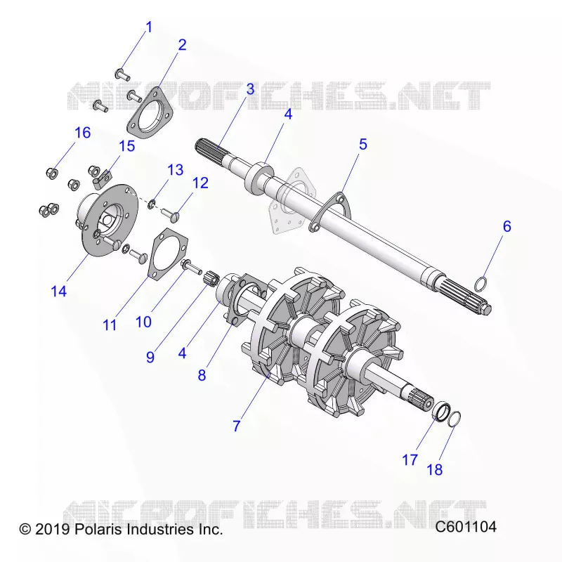 DRIVE TRAIN, JACKSHAFT AND DRIVE SHAFT