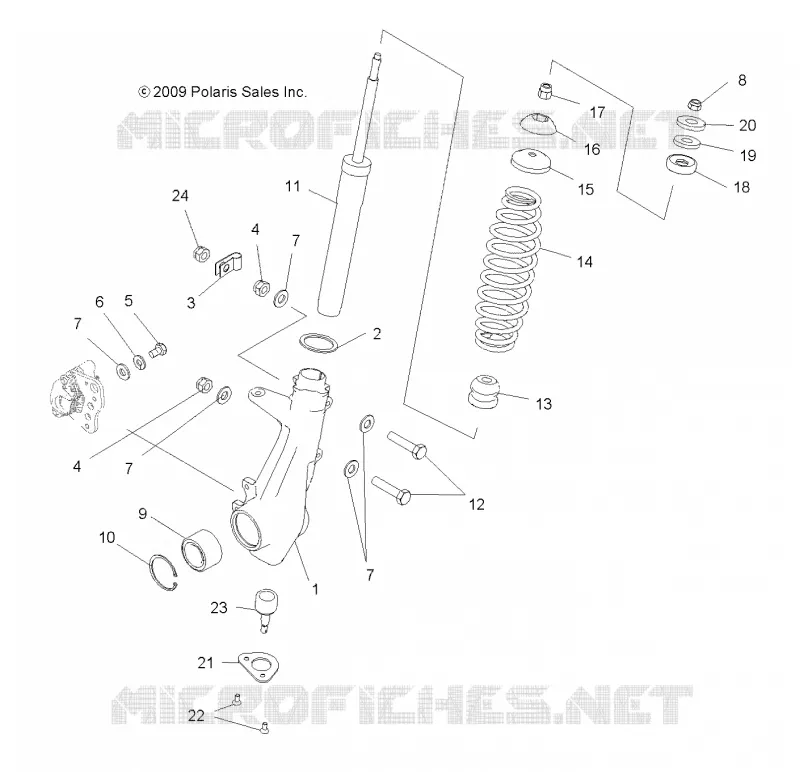 FRONT SUSPENSION STRUT