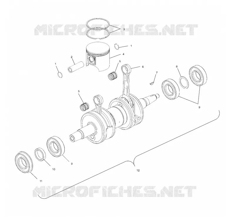 PISTON   CRANKSHAFT