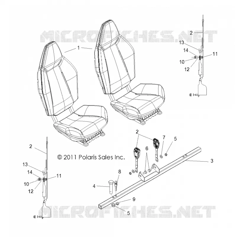 SEAT MOUNTING AND BELTS