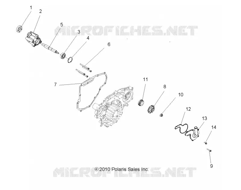 OIL PUMP AND WATER PUMP