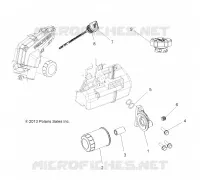 OIL FILTER AND DIPSTICK -R19RME57D7 (49RGROILFILTER14570)