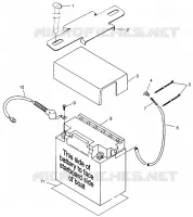 BATTERY BOX SLT 780 B964588 AND  INTL. SLT 780 I964588 (4935683568B005)