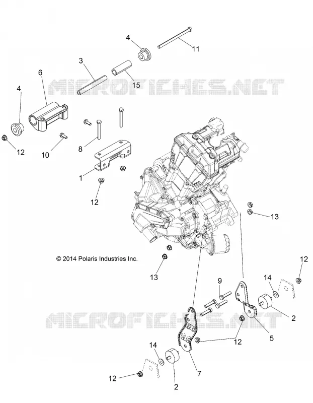ENGINE, MOUNTING