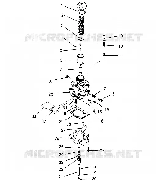 CARBURETOR XLT 0950756, XLT SKS 0950556,  XLT SKS EURO E950556   X (4928842884C013)
