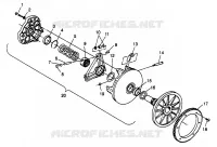 DRIVE CLUTCH XLT TOURING 0973357 AND EUROPEAN XLT TOURING E973357 (4937723772C001)