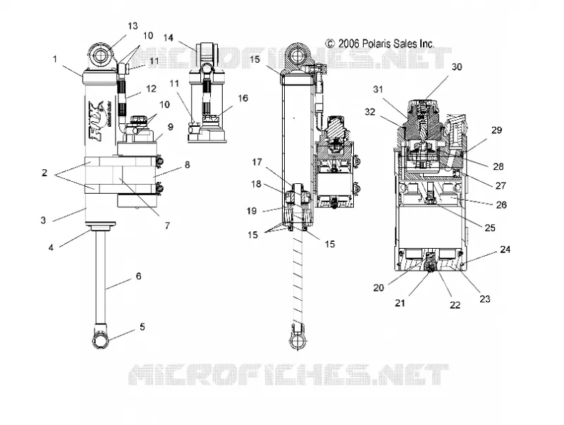 REAR SHOCK TRACK (7043266)