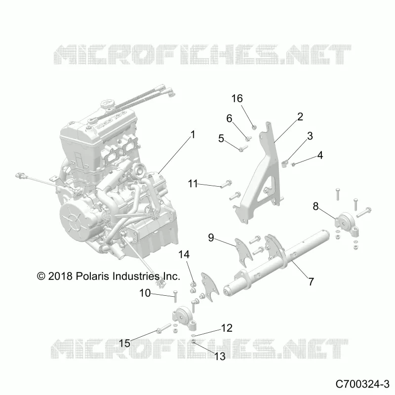 ENGINE, MOUNTING
