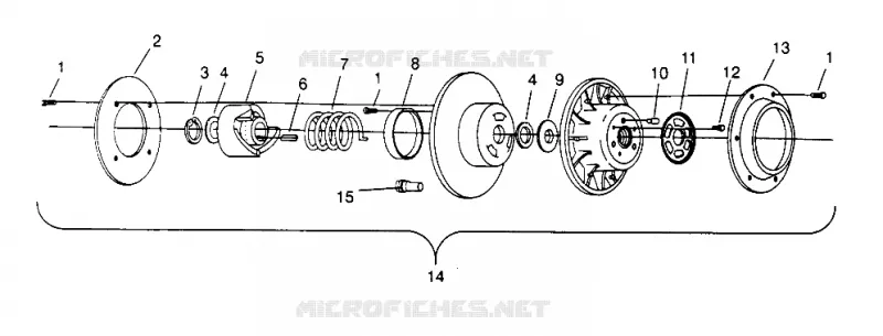 DRIVEN CLUTCH ULTRA SKS 0960578, EUROPEAN ULTRA SKS E960578,  AND ULTRA RMK (4931683168C004)