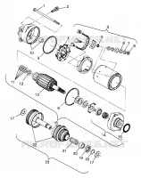 STARTING MOTOR HURRICANE B974473 AND INTL. HURRICANE I974473 (4941044104C007)