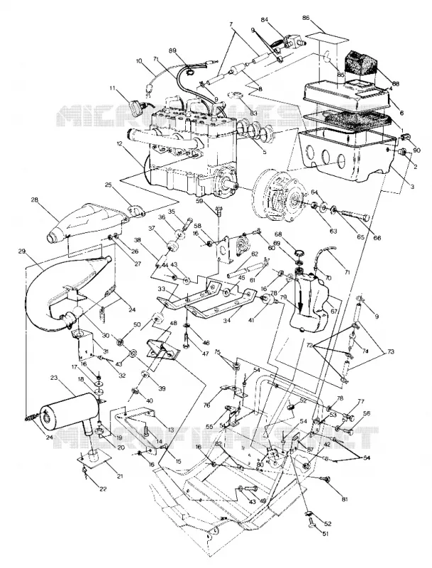 ENGINE MOUNTING 650 (4914131413019A)