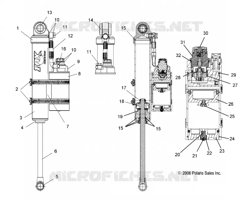 REAR SHOCK TRACK (7043246)