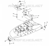 HOOD/HEADLIGHT XLT TOURING 0963357 AND EUROPEAN XLT TOURING E963357 (4931923192A014)