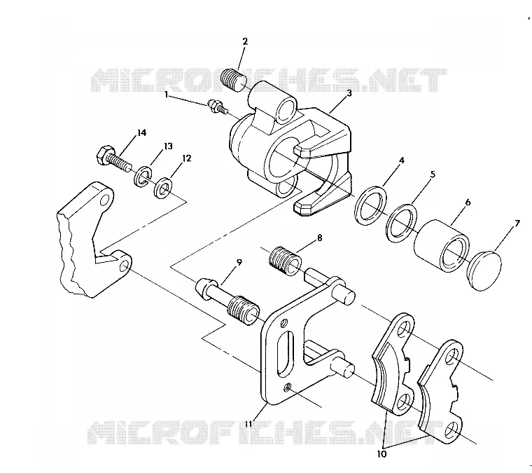 FRONT BRAKE 250 6X6 / W928727 (4922842284028A)