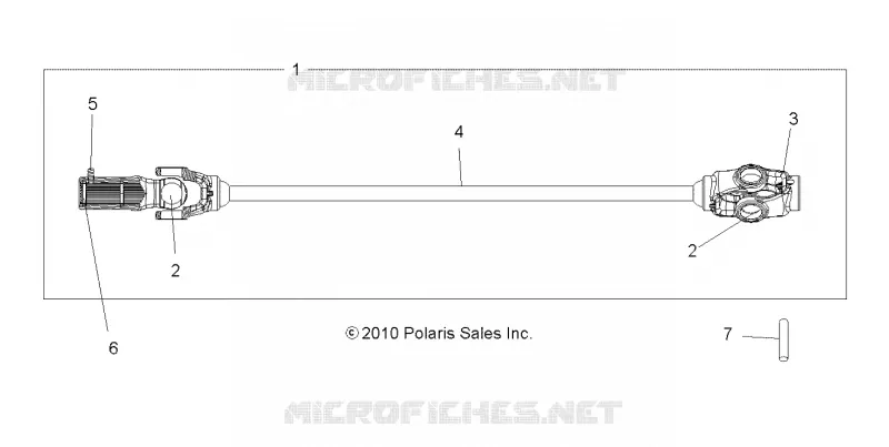 DRIVE TRAIN, FRONT PROP SHAFT