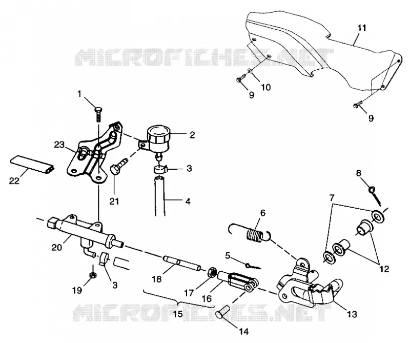 REAR BRAKE MASTER CYLINDER