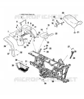 REAR CAB, SEAT   MAIN FRAME