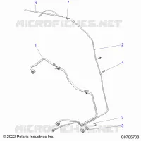 FUEL SYSTEM, LINES, STD.