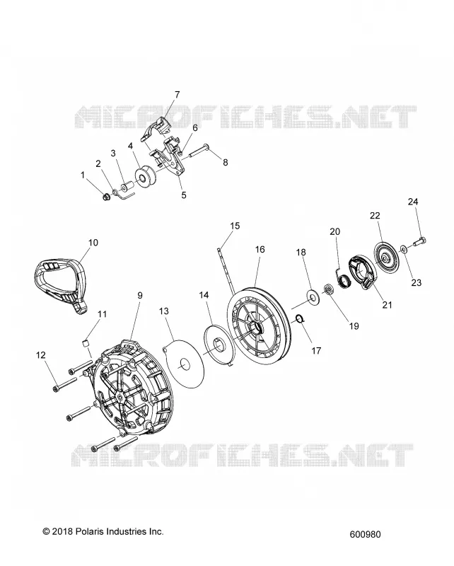 ENGINE, RECOIL STARTER