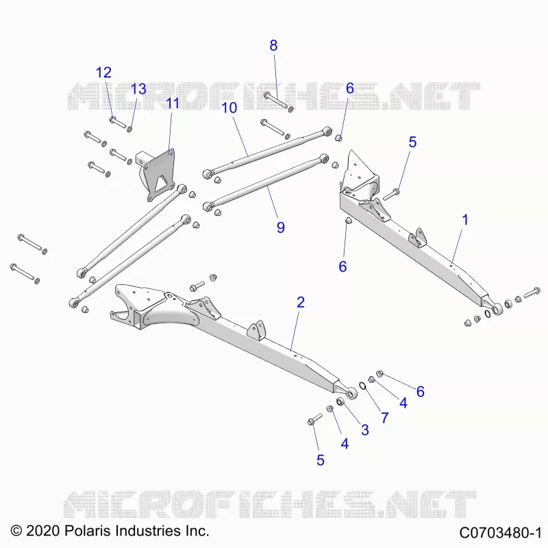 REAR SUSPENSION CONTROL ARMS