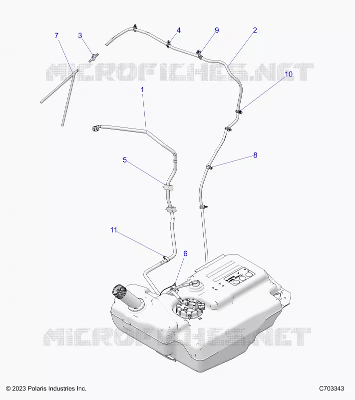 FUEL SYTEMS, FUEL LINES, STD.
