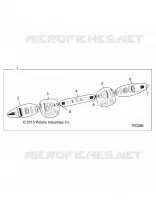 DRIVE TRAIN, HALF REAR SHAFT