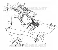 EXHAUST ASSEMBLY TRAIL BLAZER W957221 (4930363036A010)
