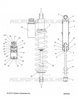 SUSPENSION, REAR SHOCK TRACK