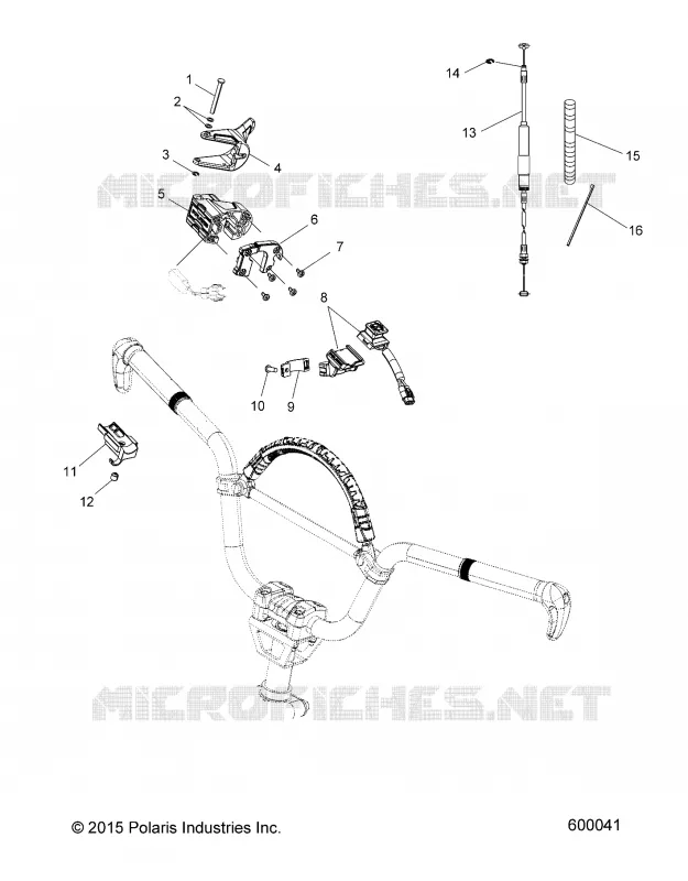 ENGINE, THROTTLE CONTROL ASM.
