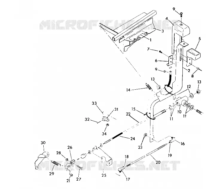 SHIFT LINKAGE ASSEMBLY SWEDISH 350 4X4 (4923732373039A)