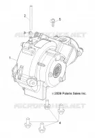 DRIVE TRAIN, FRONT GEARCASE MOUNTING